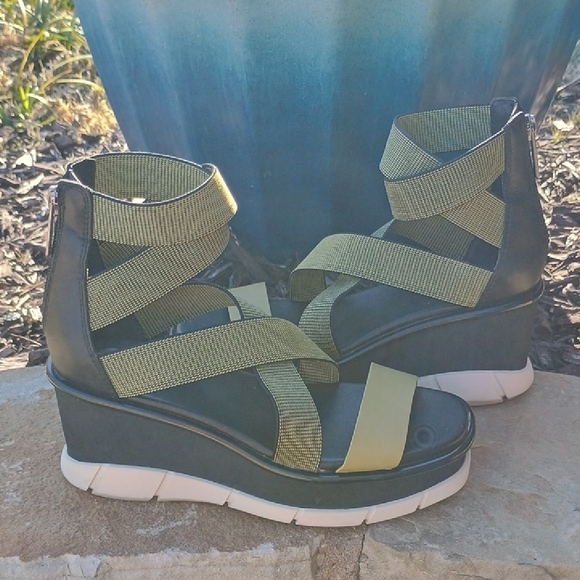Sorel Joanie III Sport Strappy Wedge Sandals Women's Size 6 - Picture 2 of 8